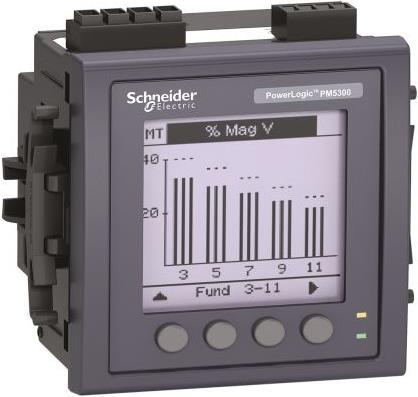 Actual product image Schneider Electric PM5500 Power Meter, ETH, 4DI-2DO Out,MID