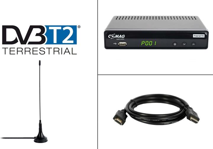 Produktbild Comag DVB-T2 Home-Bundle mit passiver Antenne (DVB-T2)