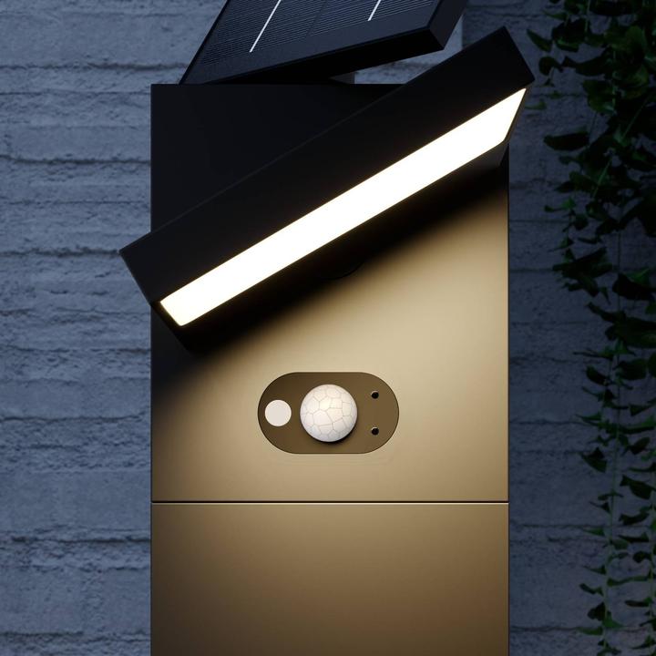 Immagine prodotto Lucande Silvan LED Solcelle luce da giardino H100 con sensore Grafite (200 lm, IP54)