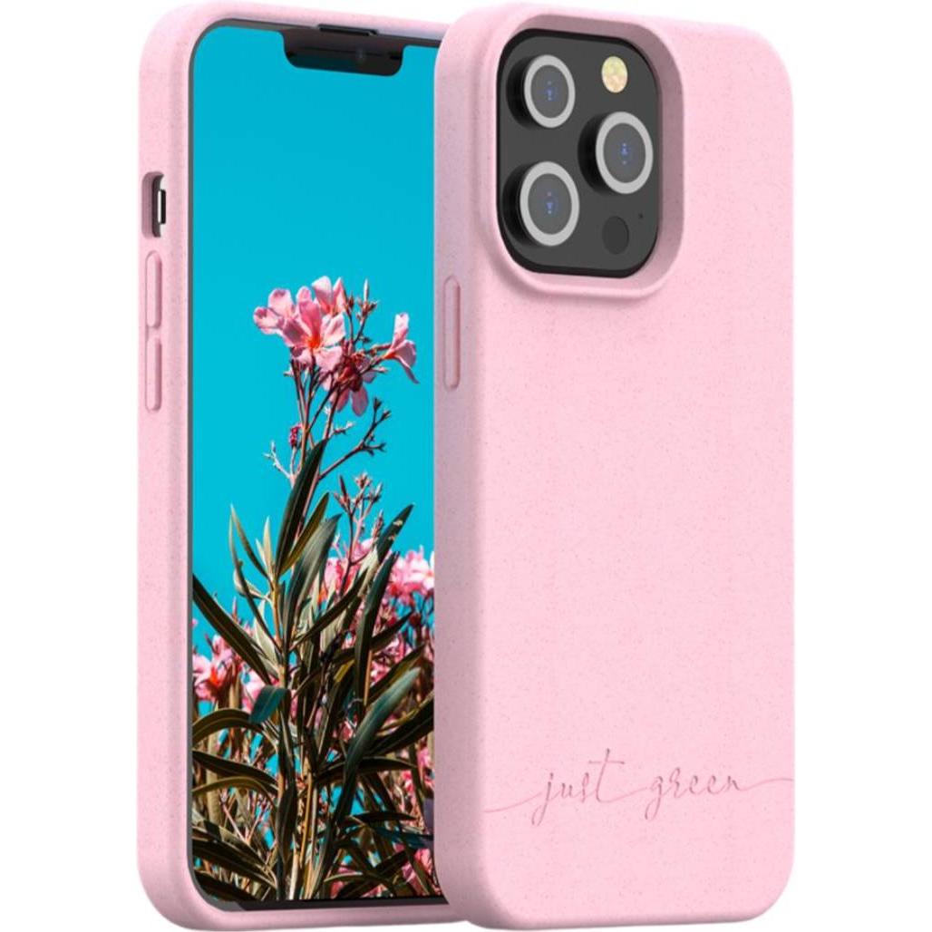 Thumbnail - Just Green Bio Case (Apple iPhone 13 Pro), Smartphone Hülle, Pink