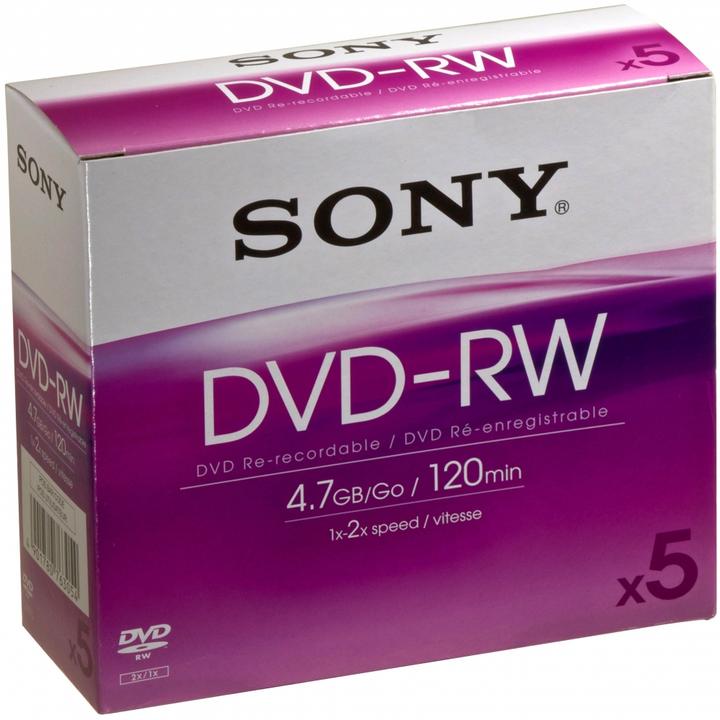 Produktbild Sony DVD-RW 4.7GB (5x)