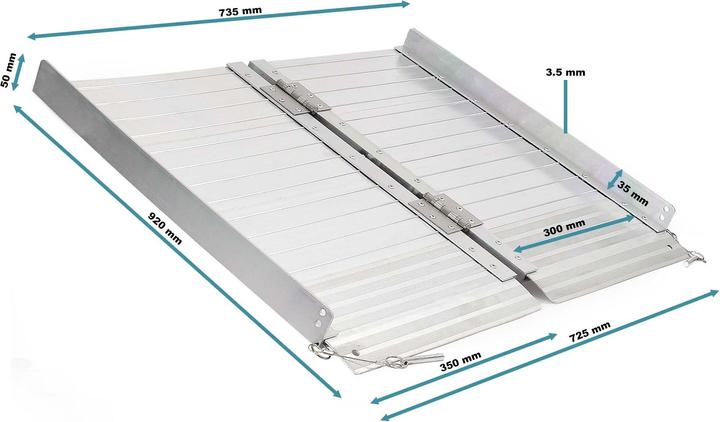 Actual product image Wiltec Wheelchair ramp