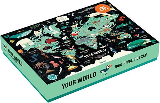 Produktbild Mudpuppy Deine Welt, Puzzle 1000tlg (1000 Teile)