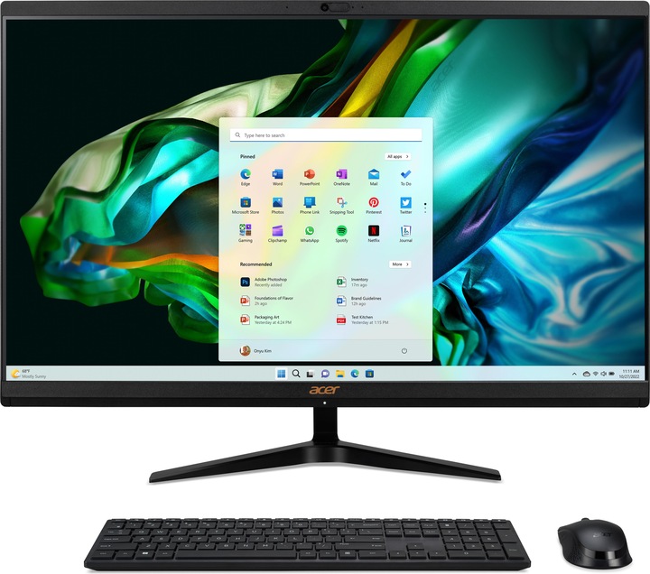 Immagine prodotto Acer Aspire C27-1800 AIO (Intel Core i5-12450H, 16 GB, 1000 GB, Grafica Intel UHD)