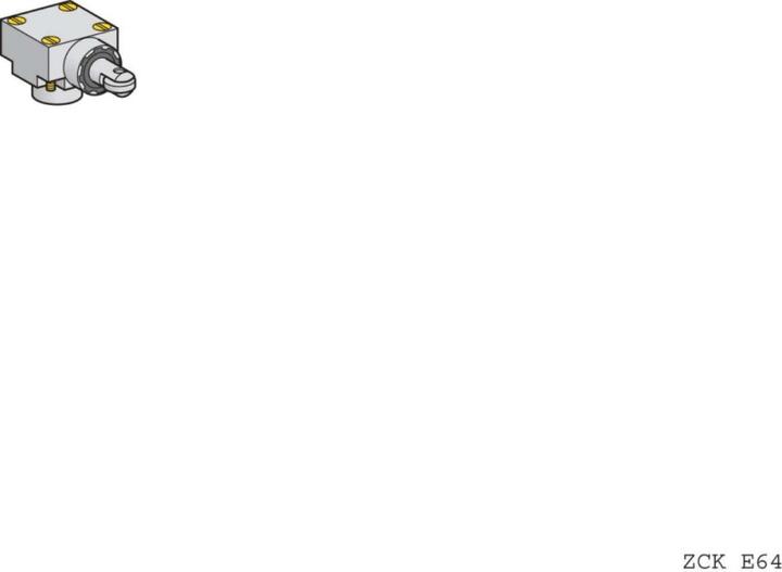 Schneider Electric Testa con pistone a rullo ZCKE645