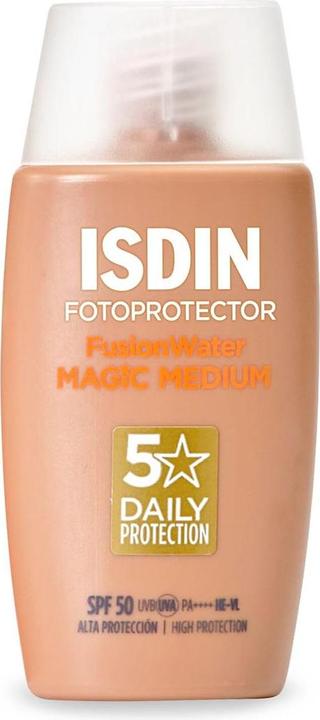 Isdin Fusion Water Color LSF 50 Ultraleichte Textur, 50 ml (SPF 50, 50 ml)