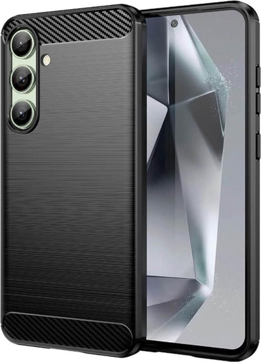 Cover-Discount FE - Metall Carbon Look Hülle (Samsung Galaxy S24 FE)