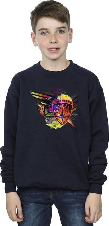 Produktbild Guardians Of The Galaxy Abstract Shield Chest Sweatshirt Jungen (128)