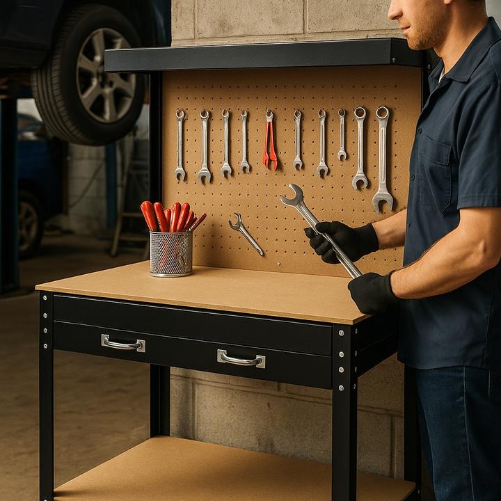 Actual product image Wiltec Werkbank (55 cm, 115 cm)