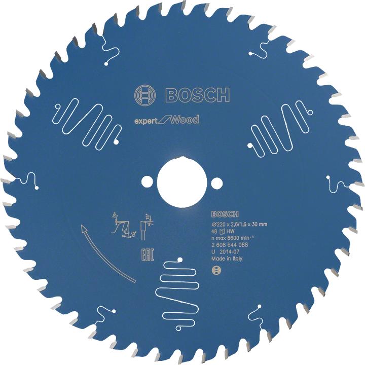 Immagine prodotto Bosch Professional Zubehör Lama circolare 220 x 30 x 1,6