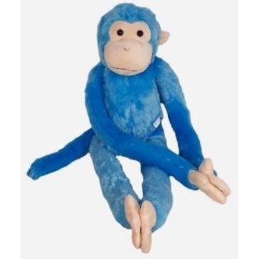 Dubi Blauer Affe mit Klettverschluss, 85 cm