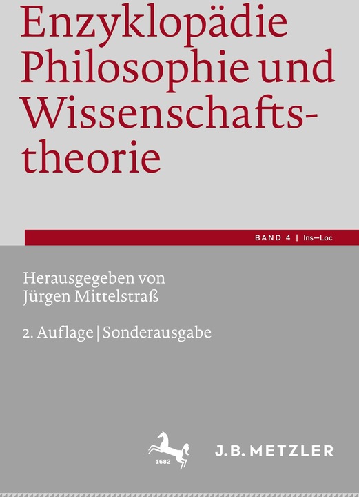 Nährwerte und Zutaten Enzyklopädie Philosophie und Wissenschaftstheorie (Deutsch, Jürgen Mittelstrass, 2024)