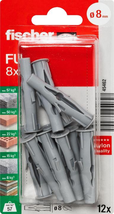 Actual product image Fischer Universal plug FU 8x50 K (12) (12 pcs.)
