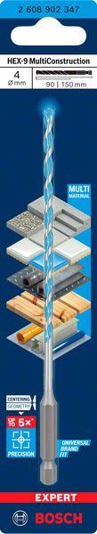 Produktbild Bosch Professional Zubehör Expert HEX-9 Multi Construction Bohrer, 4 x 90 x 150 mm (4 Millimeter)