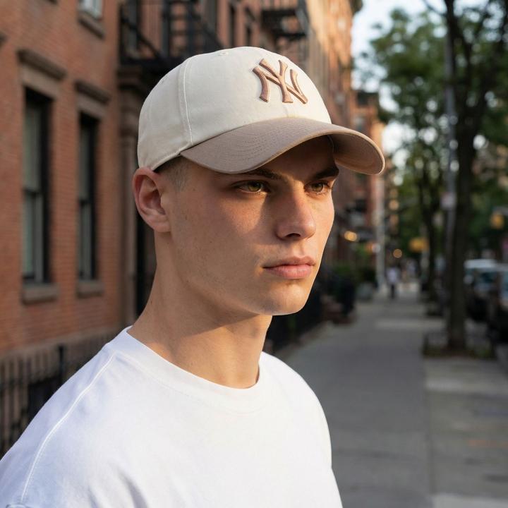 Produktbild 47 Brand Strapback Cap - Clean Up New York Yankees Beige