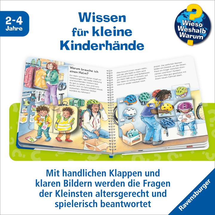 Actual product image Ravensburger Wieso? Weshalb? Warum? junior, Band 80: Mein erstes Fahrrad (150 Sticker)
