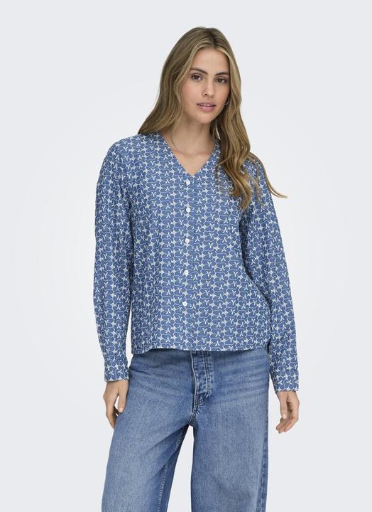 Actual product image Only Onlelvira Ls Print Dnm Shirt Gua (XL)