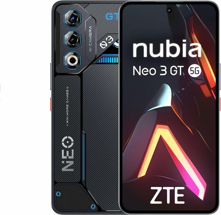 Productafbeelding Nubia Neo 3 GT (256 GB, Interstellair Grijs, 6.80", Dubbele SIM, 5G)