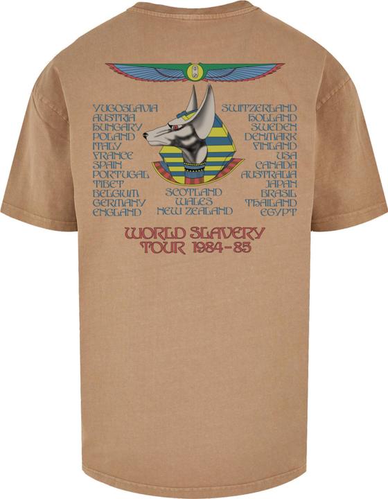 Produktbild Merchcode Powerslave - World Slavery Tour Egpyt Acid Washed Oversize Tee - 190095 (M)