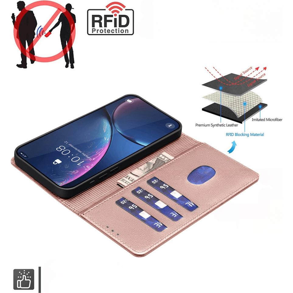 Thumbnail - Binfen Color Galaxy S25+ / S24+ Plus - BINFEN Leder Etui Hülle mit RFID Blocker (Samsung Galaxy S25+, Samsung Galaxy S24...