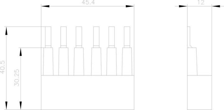 Produktbild Siemens 3RM1 3PH busbar for 2 motor starters