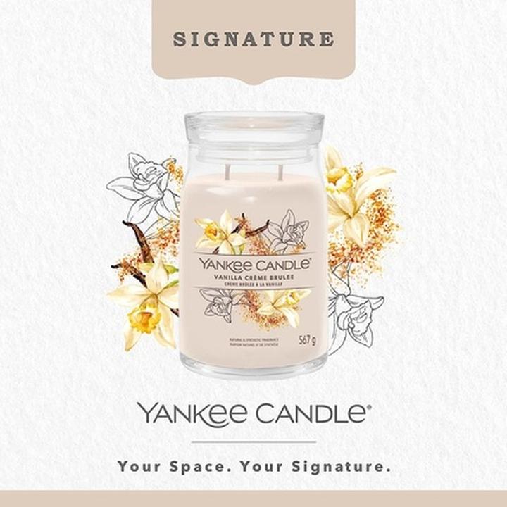 Actual product image Yankee Candle Duftkerze Vanilla Crème Brûlée Signature Large Jar