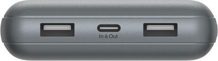 Image du produit Belkin 20k power bank 15w space grey (20000 mAh, 15 W, 74 Wh)