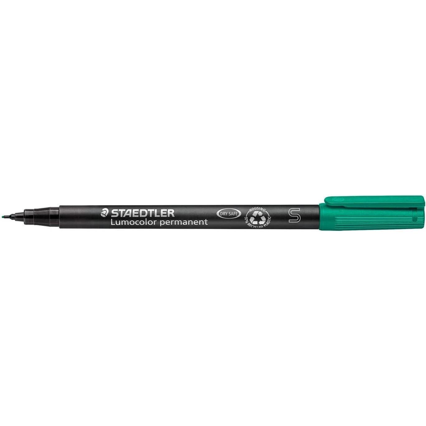 Staedtler, Marker, 313-2, Green, Bullet tip, Black, Green, Polypropylene (PP), 0.4 mm, Germany (Grün, Schwarz, 0.40 mm, ...