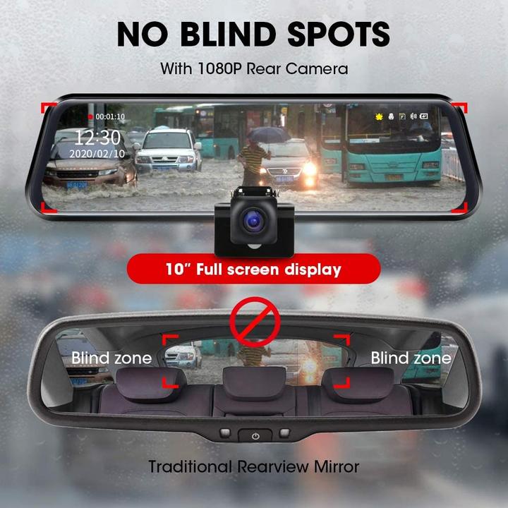 Produktbild Jansite Dashcam (Beschleunigungssensor, Eingebautes Display, Eingebautes Mikrofon, Full HD)