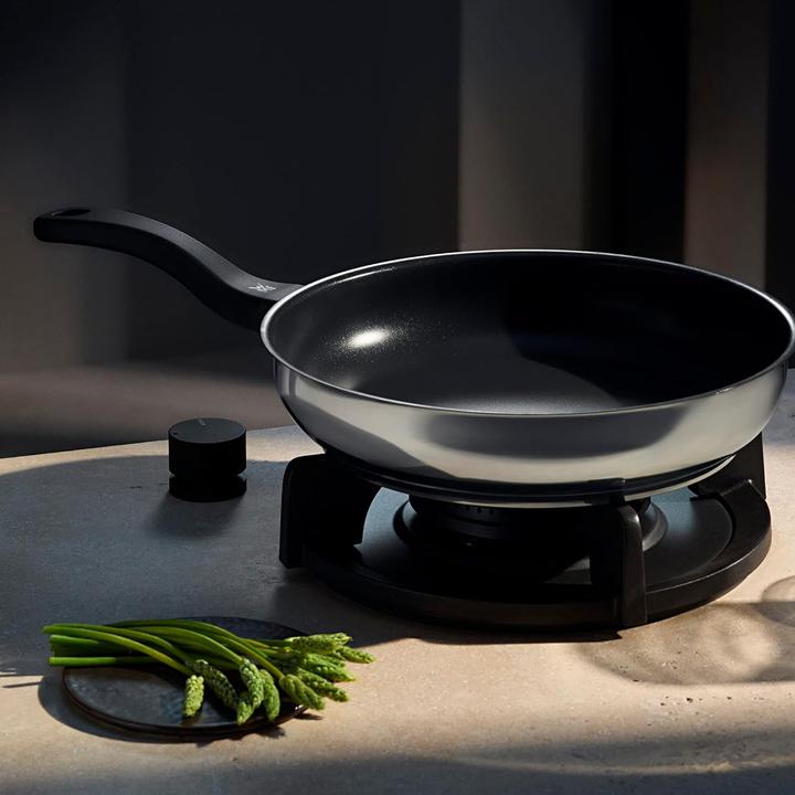 Actual product image WMF Devil handle pan 28cm (741486901), stainless steel, ceramic coating (28 cm, Frying pan, Stainless steel)