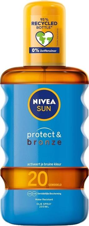 Immagine prodotto NIVEA Sun Protect & Bronze Olio Protettivo Spray SPF 20 200ml (Spray solare, SPF 20, 468.72 ml)