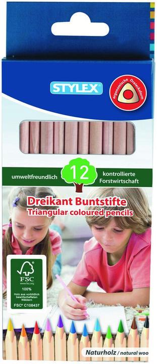 Image du produit Stylex Crayons de couleur (12x)
