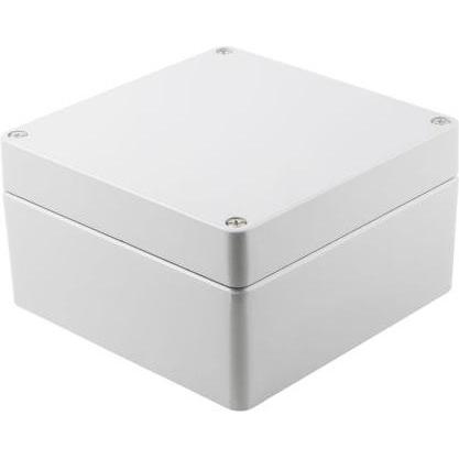 Rs Pro Aluminium Enclosure, Grey, 180x180x100mm (Gehäuse), Elektronikzubehör + Gehäuse, Grau