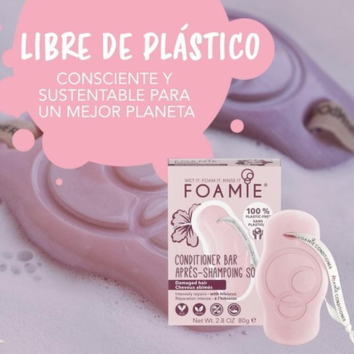 Actual product image Foamie Solid Conditioner Hibisciss