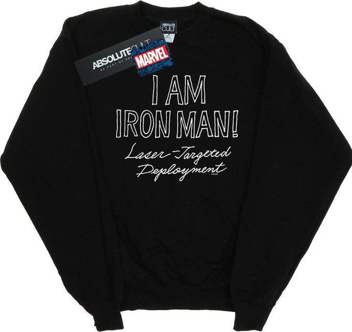Immagine prodotto I Am Iron Man Felpa Donna (L)