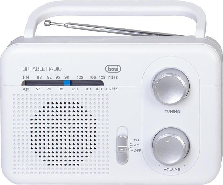 Trevi RA 7F64 Portable Analog Weiss (AM, FM)