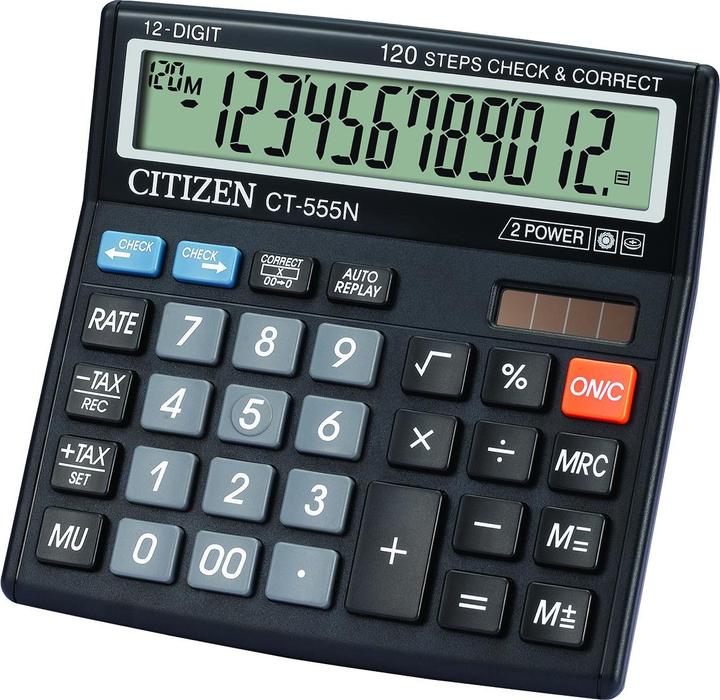 Actual product image Citizen Calculator CT 555N (Batteries)