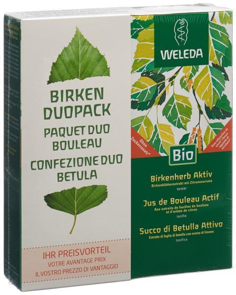 Immagine prodotto Weleda Succo attivo alle erbe di betulla Duo 2 x 250 ml (2 Pezzo/i, Melassa, 1123 g)