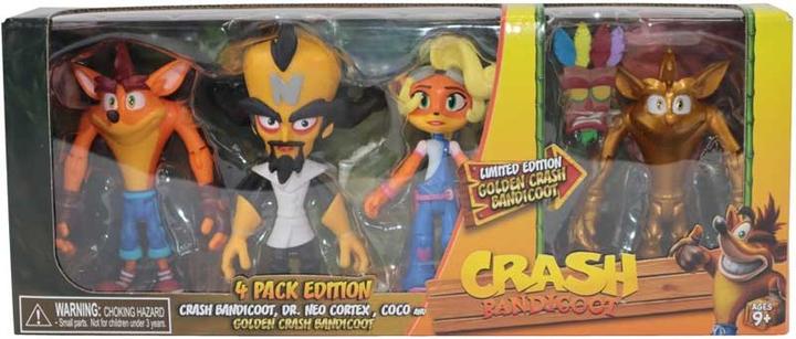 Produktbild Bandai Crash Bandicoot Figures 4 Pack