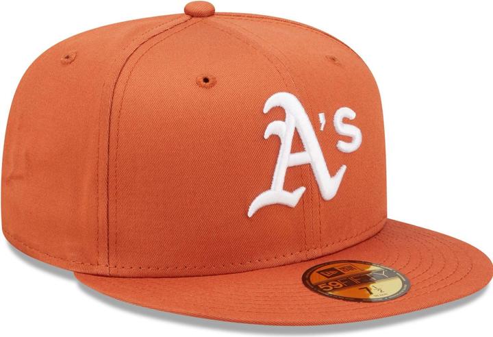 Image du produit New Era 59Fifty Fitted Cap - Oakland Athletics rust orange (7)