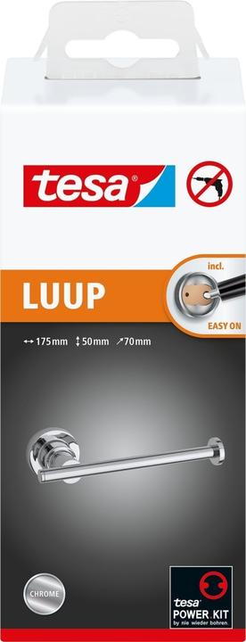 Produktbild tesa LUUP WC Ersatzrollenhalter inkl. Klebelösung ohne Bohren