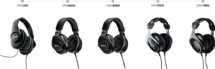 Immagine prodotto Shure SRH-840A-EFS (Nessuna cancellazione del rumore, Cablato)