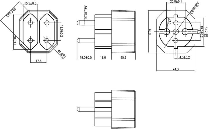 Produktbild Brennenstuhl Steckdosen-Verteiler (CEE 7/16, 2 x)