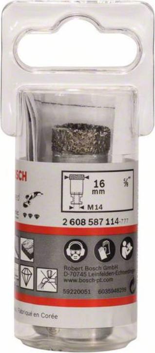 Produktbild Bosch Professional Zubehör PRO Core Cutter dry, 16 x 30 x 22,23 mm (16 mm)