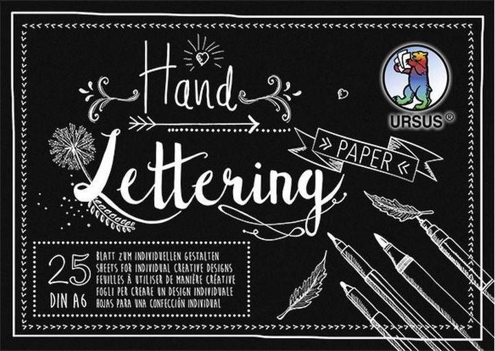 Ursus Handlettering Papier (A6, Blanko)