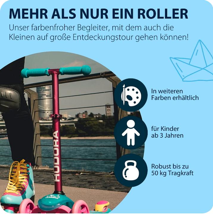 Productafbeelding Hudora Scooter blauw FlitzKids