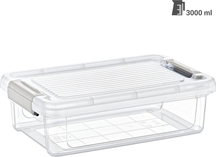 Storage Solutions Vorratsbox, 3 l, transparent (3 l)