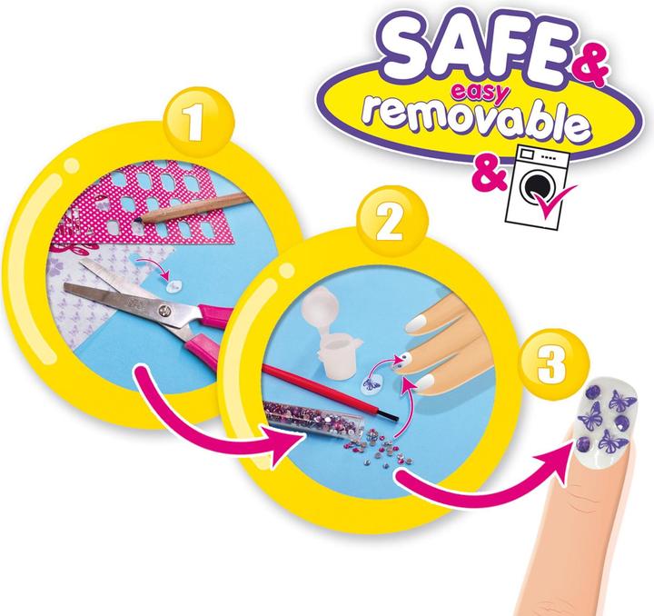 Actual product image Ses decorate nails (Artificial nails, multicolour)