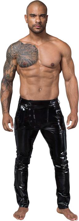 Produktbild Noir Handmade Lange Hose aus elastischem PVC (M)
