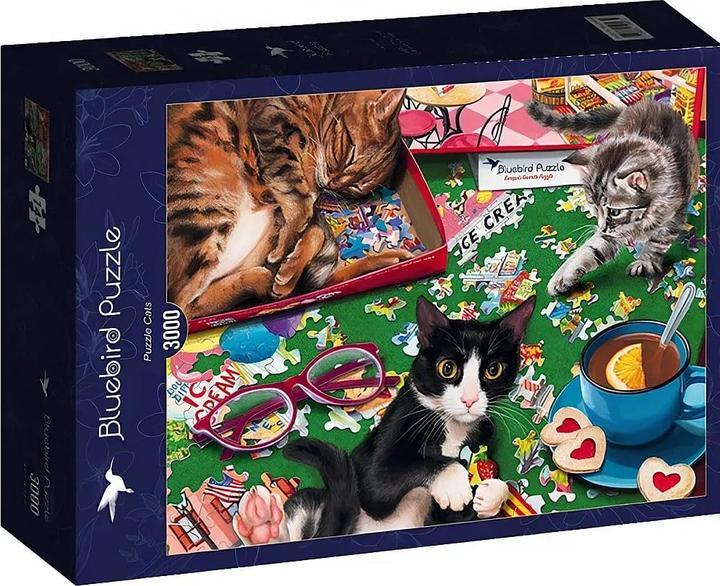 Produktbild Bluebird Puzzle Cats (3000 Teile)